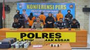 Kapolres Pelabuhan AKBP Restu Wijayanto Bersama Jajaran Ungkap Kasus Narkoba Jenis Sabu 6 7 Kg di Makassar