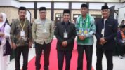 Wabup Selayar Saat Berkunjung Ke Asrama Haji Sudiang Untuk Menerima Kunjungan Dari 118 JCH Selayar