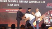 Pasangan Calon Gubernur dan Wakil Gubernur Sumut Nomor Urut Dua Edy Rahmayadi-Hasan Basri dan Pasangan Calon Gubernur dan Wakil Gubernur Sumut Nomor Urut 1 Bobby Nasution-Surya