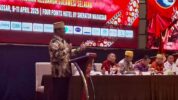 Andi Amran Sulaiman menyampaikan Visi dan Misi Calon Ketua KKSS. (Ist)