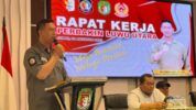 Ketua PERBAKIN Luwu Utara, KOMPOL Muhammad Agus, S.E., M.M., Saat memimpin Rapat Kerja Kabupaten (Rakerkab) Pengurus Persatuan Menembak dan Berburu Seluruh Indonesia (PERBAKIN) Luwu Utara Tahun 2025