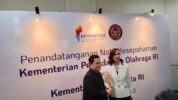 Kemenpora dan Kemenpar Teken MoU Kembangkan Sports Tourism Nasional